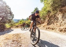 Canigou outdoor op camping Le Rotja in de Pyrenees-Orientales, Frankrijk MTB - medium - klim Canigou Outdoor op Camping Le Rotja 40plusteens