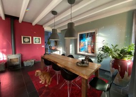 Villa Lafage in de Dordogne, Frankrijk woonkamer Villa Lafage 40plusteens