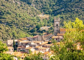 Canigou outdoor op camping Le Rotja in de Pyrenees-Orientales, Frankrijk uitzicht marqiasanes Canigou Outdoor op Camping Le Rotja 40plusteens