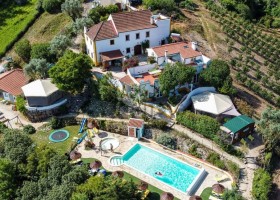 Quinta Laranja aan de Zilverkust in Portugal luchtfoto Quinta Laranja 40plusteens