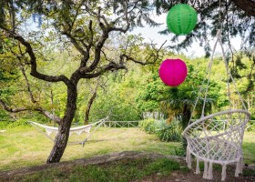 Casale Il Sogno in Umbrie, Italie 40plus 6 in de tuin relaxen Casale il Sogno 40plusteens