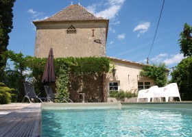 Villa Lafage in de Dordogne, Frankrijk Pigionnier met zwembad Villa Lafage 40plusteens