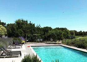 Domaine en Birbes in de Aude, Zuid-Frankrijk zwembad 2022 Domaine en Birbès 40plusteens