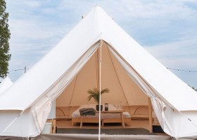 Laguna Beach Family Camps Öland, Zweden Bell vooraanzicht Laguna Beach Family Camps Öland 40plusteens