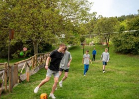 Casale il Sogno in Umbrie Italie 40plus voetballen Casale il Sogno 40plusteens