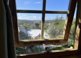 Quinta Laranja aan de Zilverkust in Portugal Olival 3 uitzicht slaapkamer Quinta Laranja 40plusteens