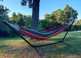Camping il Tramonto in Le Marche, Italie hangmat Camping il Tramonto 40plusteens