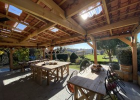 Domaine de Pamadera in Mialet, Frankrijk veranda Domaine de Pamadera 40plusteens