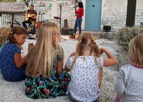 Camping des Arcades in de Lot, Frankrijk kinderen Camping des Arcades 40plusteens